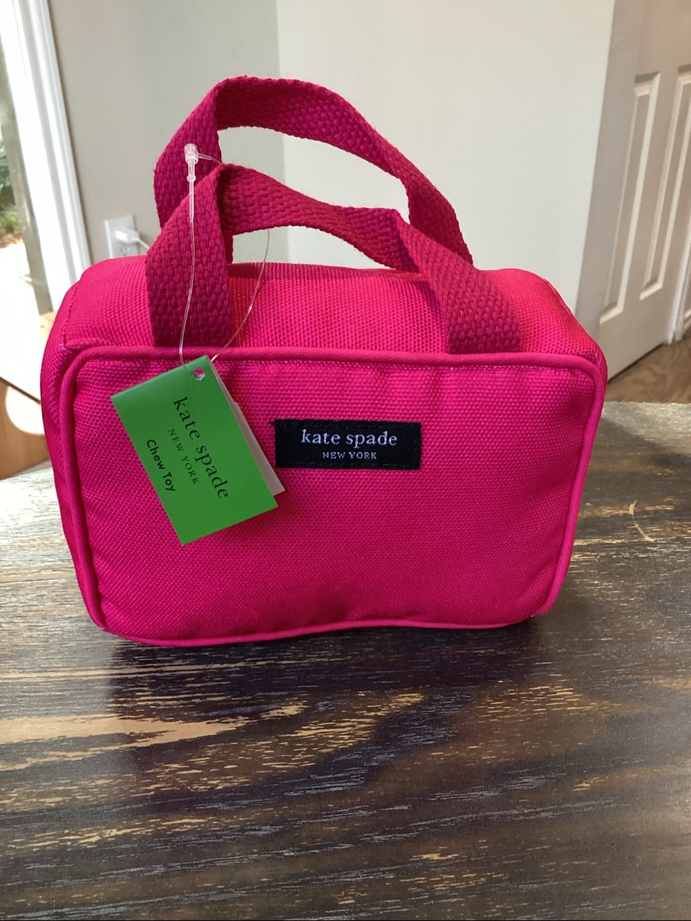 kate spade Hot Pink Mini Tote Pet Toy